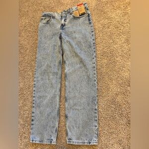 Levi Straight Le Blue Jeans